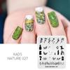 kads Nail Art Stamping Plates 63 Designs Nature Series Nail Template Stencil Plates for Nail Salon