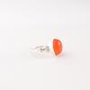 Natural Carnelian Gemstone 925 Sterling Silver Jewelry Handmade Ring For Bride RR-66-28