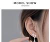 S925 Sterling Silver Heart & Water Drop Earrings for Women – 2026 New Luxury Design, Hot-Selling Dangle Style.