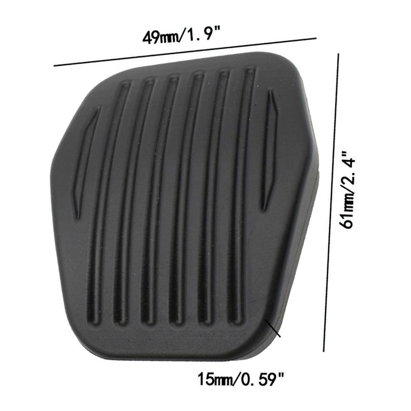 2X Replacement Pedal Pads for Brake and Clutch for Ford For Focus III C Max C Max II and For Kuga MK2 Vehicles