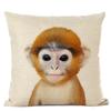 Cute Baby Animals Cushion Cover Home Decor Bunny Donkey Fox Decorative Pillows Pillow Case Baby Room Decoration