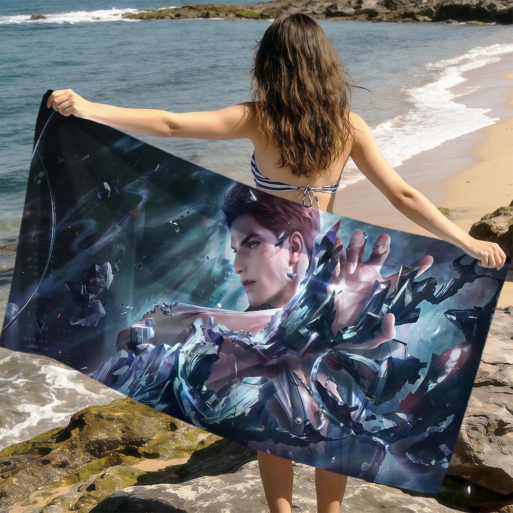 Valko New Love And Deepspace Towel Soft Dry Beach Towels Trip Towel Swim Summer Holiday Vacation Bathing Pool Camp Gift