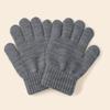 Strikkede hansker i ensfarge for barn 5-10 år Studenter Vintervarme Utendørs sykling og Daglig kaldt vær Bruk Votter