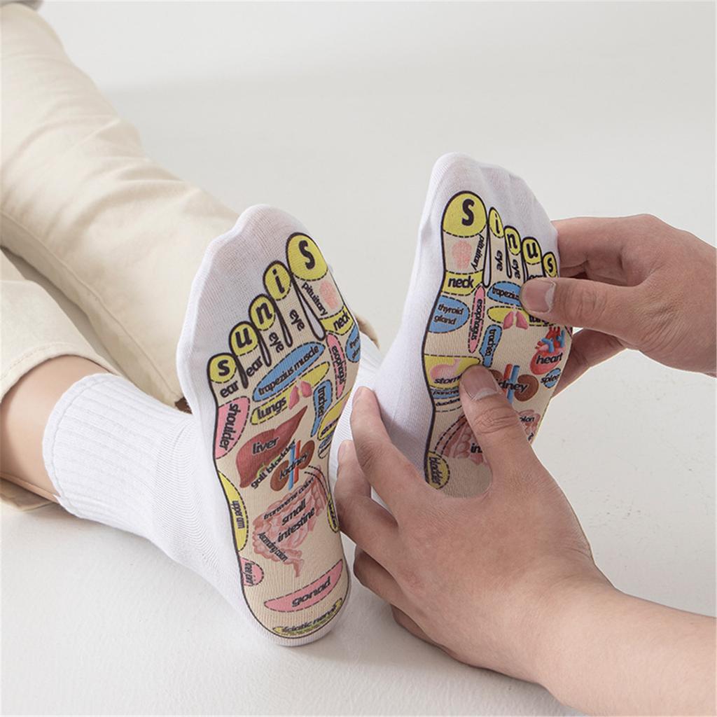 Relaxation Foot Massage Acupressures Reflexology Socks for Promote Blood Flow Great for Various Setting Gym and Home