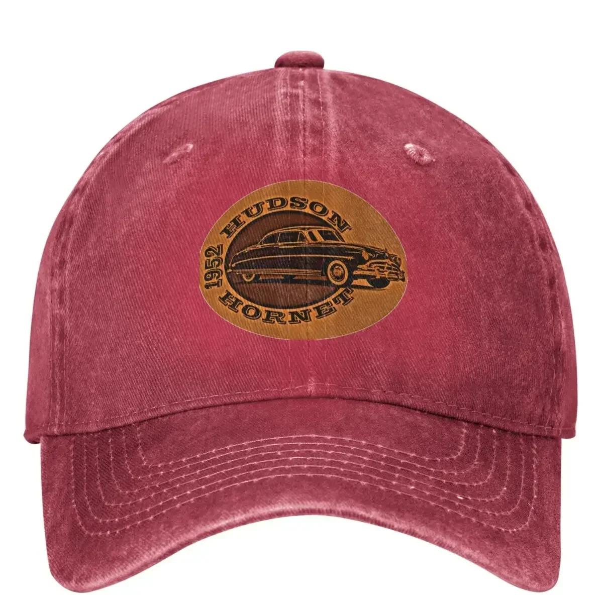 Hudson Hornet 1952 Casual Baseball Cap Summer Trucker Hat Breathable Hiking Fishing Snapback Cap Female Male Baseball Caps One Size