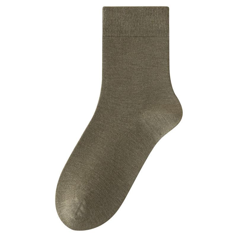 Women's Socks: Mid-calf Socks for Autumn and Winter, Warm and Warming Socks for Spring and Autumn, and Solid-colored Long Socks for Women
