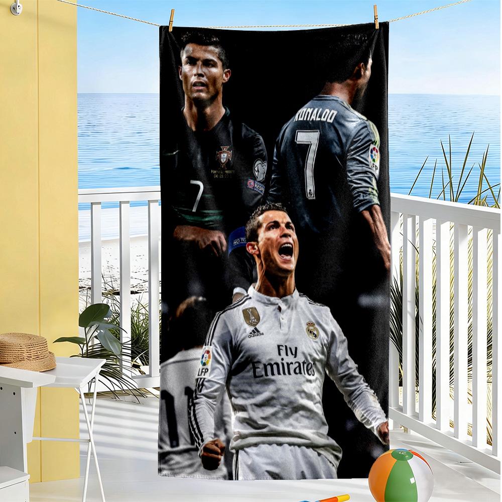 Ronaldo's Juventus Glory Beach Towel Quick-Dry Soft Microfiber Comfortable Lightweight