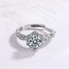 Copper Ring Exquisite For Women Cassic Wedding Jewelry Engagement Bands Fine Zircon Fashion Gift Party High Quality