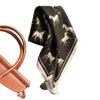 Coffee Horse 71 Premium Cotton and Linen Small Square Scarf Women's Retro Velvet Neck Small Silk Scarf Thin Scarf