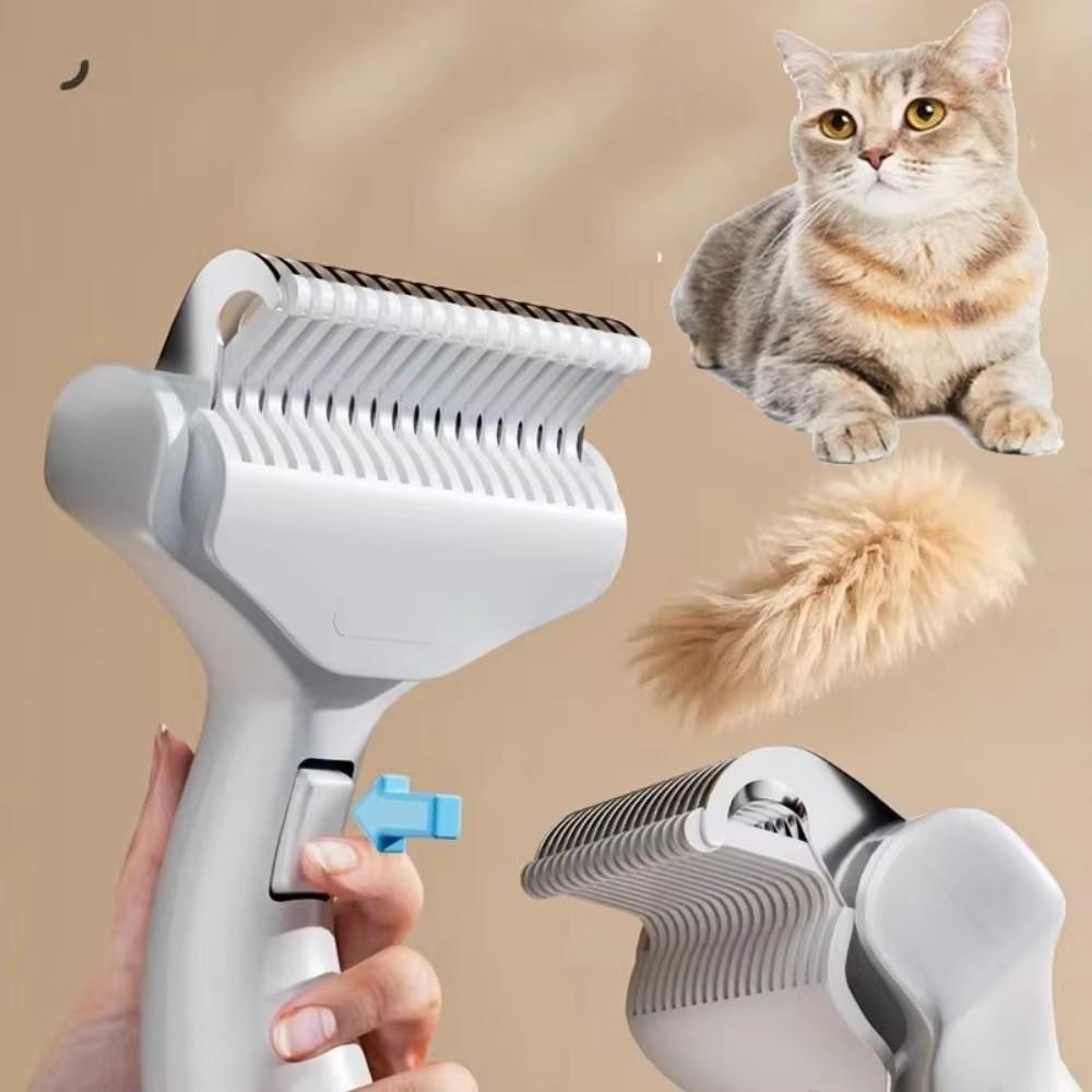 ABS Pet Dematting Comb Curved Design Thinning Brush New Floating Hair Cleaner  Pet