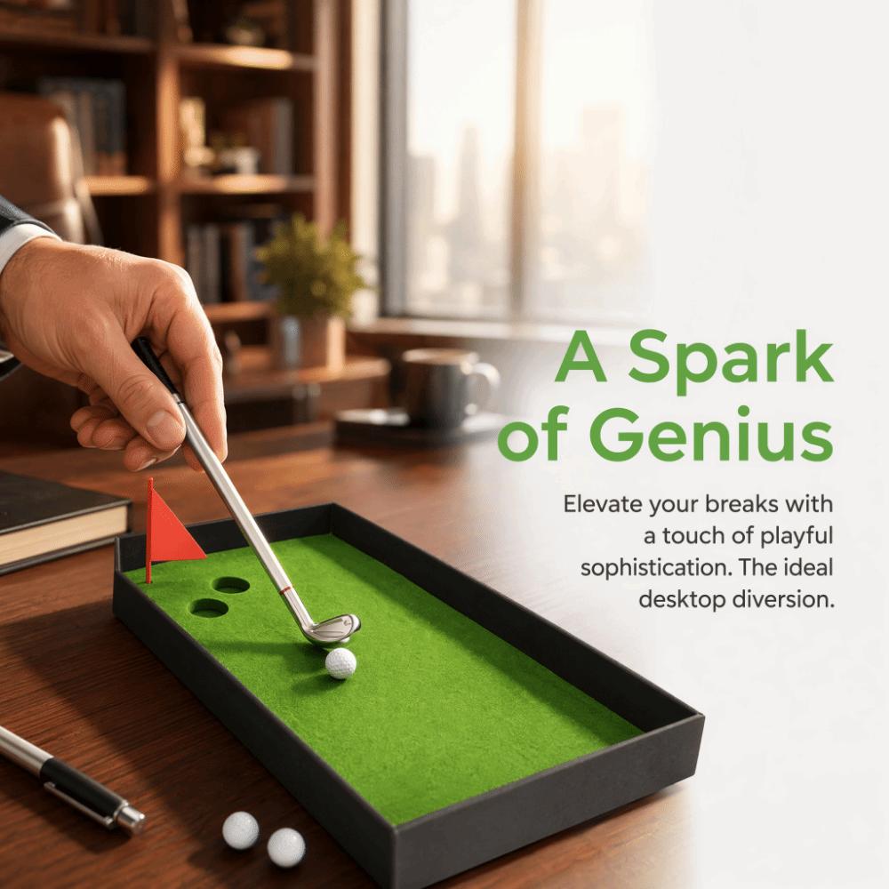 7PCS Simulated Mini Design Golfers Pen Set Smooth Writing Golfers Club Pen Set  Golf Enthusiasts