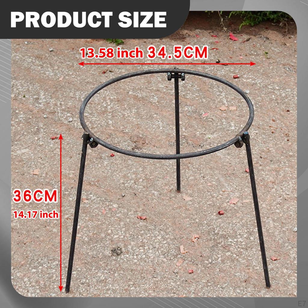 Trójnóg na ognisko Składany Stojak na Garnek Grillowy Campingowy na Piknik