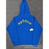 Sp1der Rapper YoungThug Same Foam Letter 555555 Couple Hoodie Pink Sweatshirt