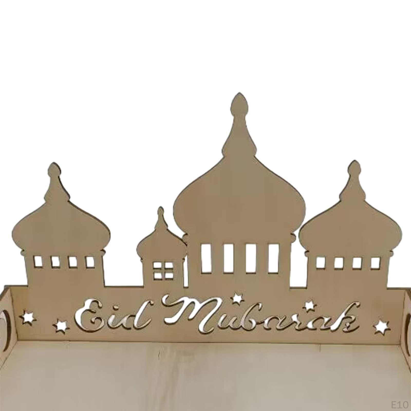 Ид украшения исламский поднос Рамадан DIY сервировка десертная тарелка праздничные — фото 7