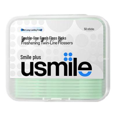 Seahorse Double Line Dental Floss Sticks