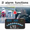 GEYIREN GPS Auto HUD Anzeige Digitaler Tacho Head-Up Display Intelligenter Geschwindigkeitsüberschreitungs-Alarm Erinnerungsanzeige Für Alle Autos Anzeige MPH