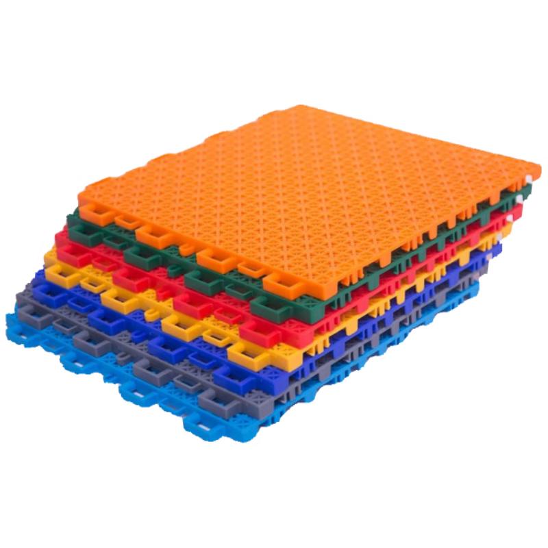 JEEANLEAN Outdoor Suspended Interlocking Basketball Flooring