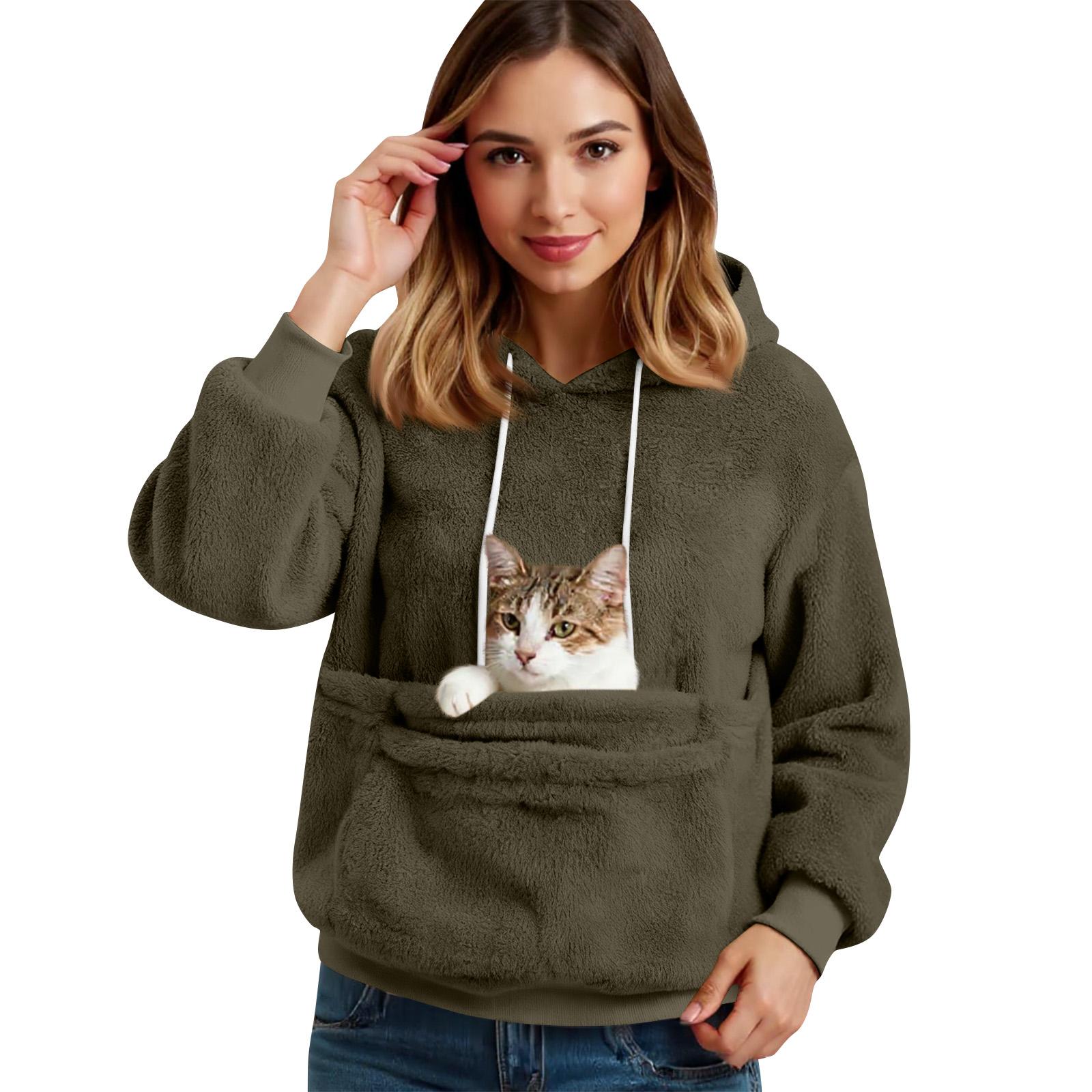 

Женская мода однотонный с длинным рукавом повседневный пуловер топ со стойкой воротником S