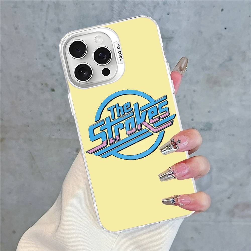 Classic Famous Rock Band The S-strokes Phone Case For IPhone 17 16 15 14 13 Pro Matte Shockproof Back Anti Fall Matte Cover