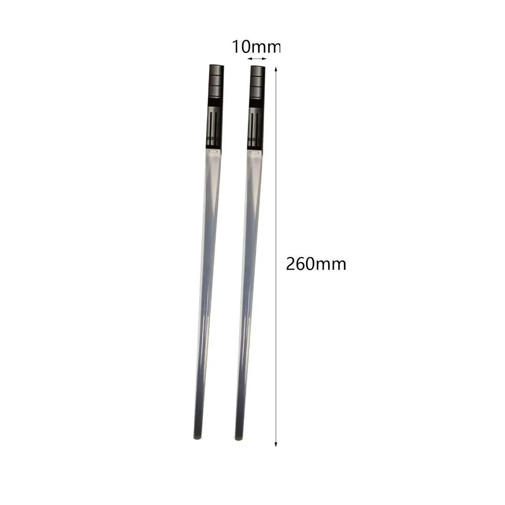 Household Glowing Light Saber Chopsticks Detachable Reusable LED Chopstick Washable Luminous Chopstick Night