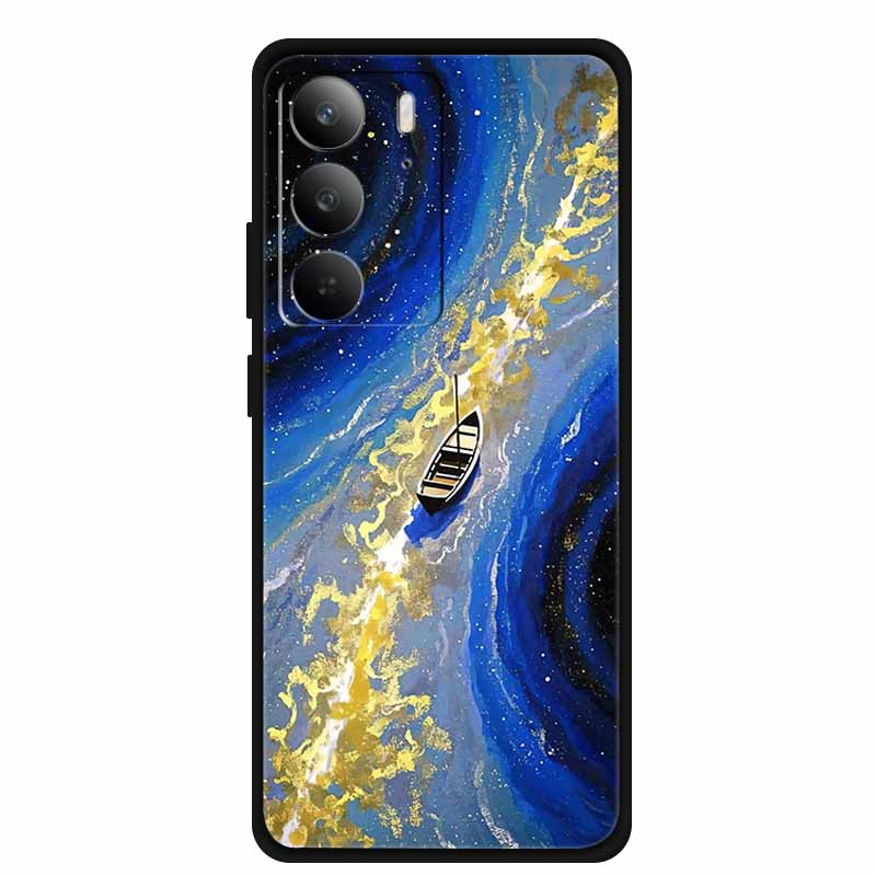 For Realme C75 4G Global C 75 Phone Case Cute Cats Back Cover TPU Soft Silicone Protector Gradient Shield Funda for Realme 14X