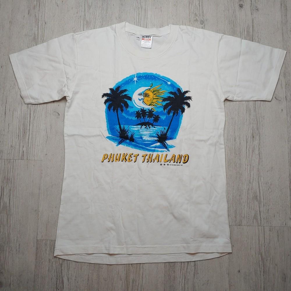 Y2K TultEX Phuket Thailand Graphic T-Shirt Tourist Beach Summer Tee Unisex M Unisex T-Shirt