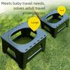 Emergency Mobile Toilet Odor-Proof Toilet Stool Portable Car Toilet  Outdoor Activities
