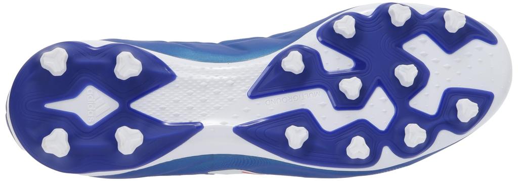 Adidas Copa Pure 2 Pro MDM25 Soccer Lucid Red Size Cm HG/AG Cleats, Blue/Footwear White/Solar (IE7543), 28.0