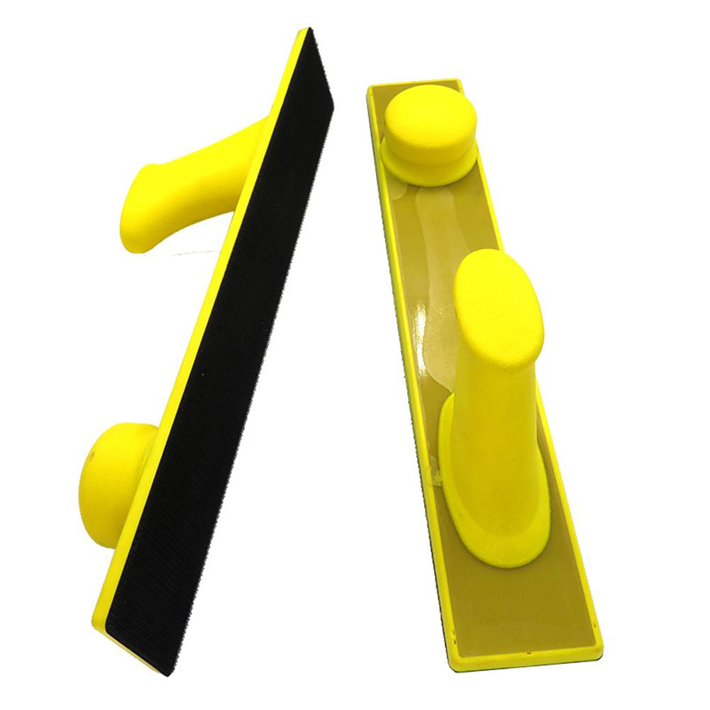 Hand Push Sandpaper Board 70x390mm Self Backing Rectangle Polishing Tray for Efficient Manual Sanding and Polishing Use