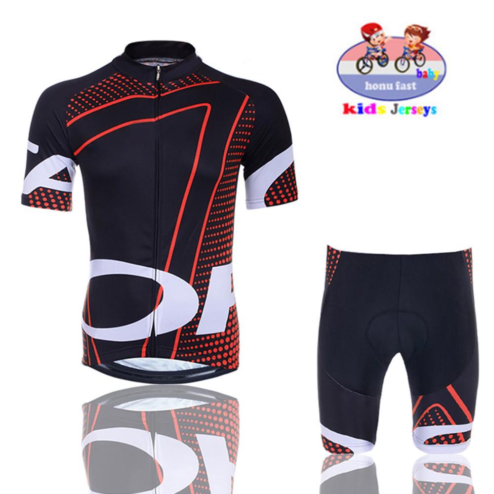 2026 Summer Breathable Cycling Suit Set Kids Bike Suit Short Sleeve Quick Dry Breathable Boy Outdoor Riding Bike MTB Clothing Cycling Jersey