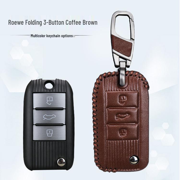 Roewe Nyckelfodral för RX5 Max, RX3, 350, 360, 550, RX8, i5, i6 Plus - Bilskalsväska med spänne