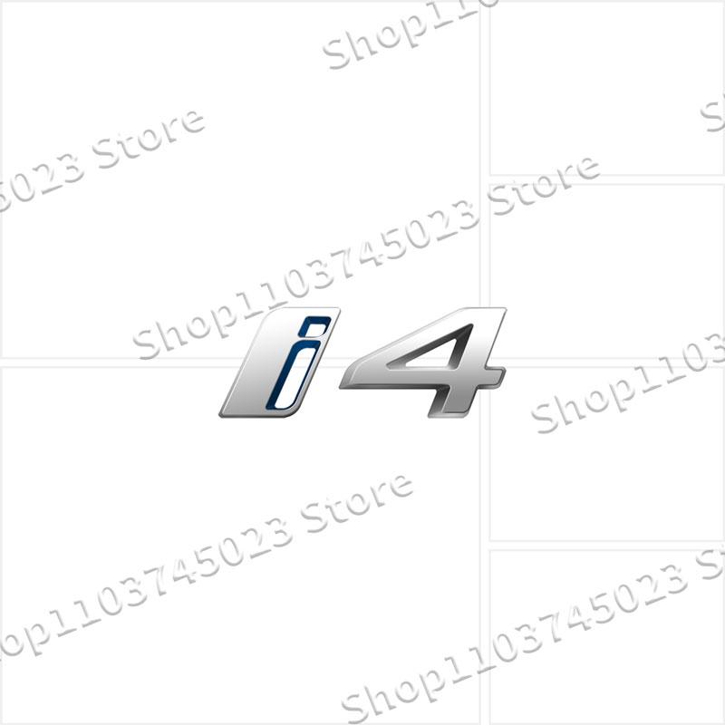 1Pcs Car Styling ABS Plastic Emblem Decor For BMW I3 I4 I7 IX IX3 IX4 IX7 Logo Rear Tail Bumper Trunk Sticker Auto Accessories AT8