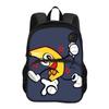 Students Kids School Bags Shovelware Brain Game with Front Pocket Backpack Travel Large Capacity Backpack for Girls Boys Bookbag