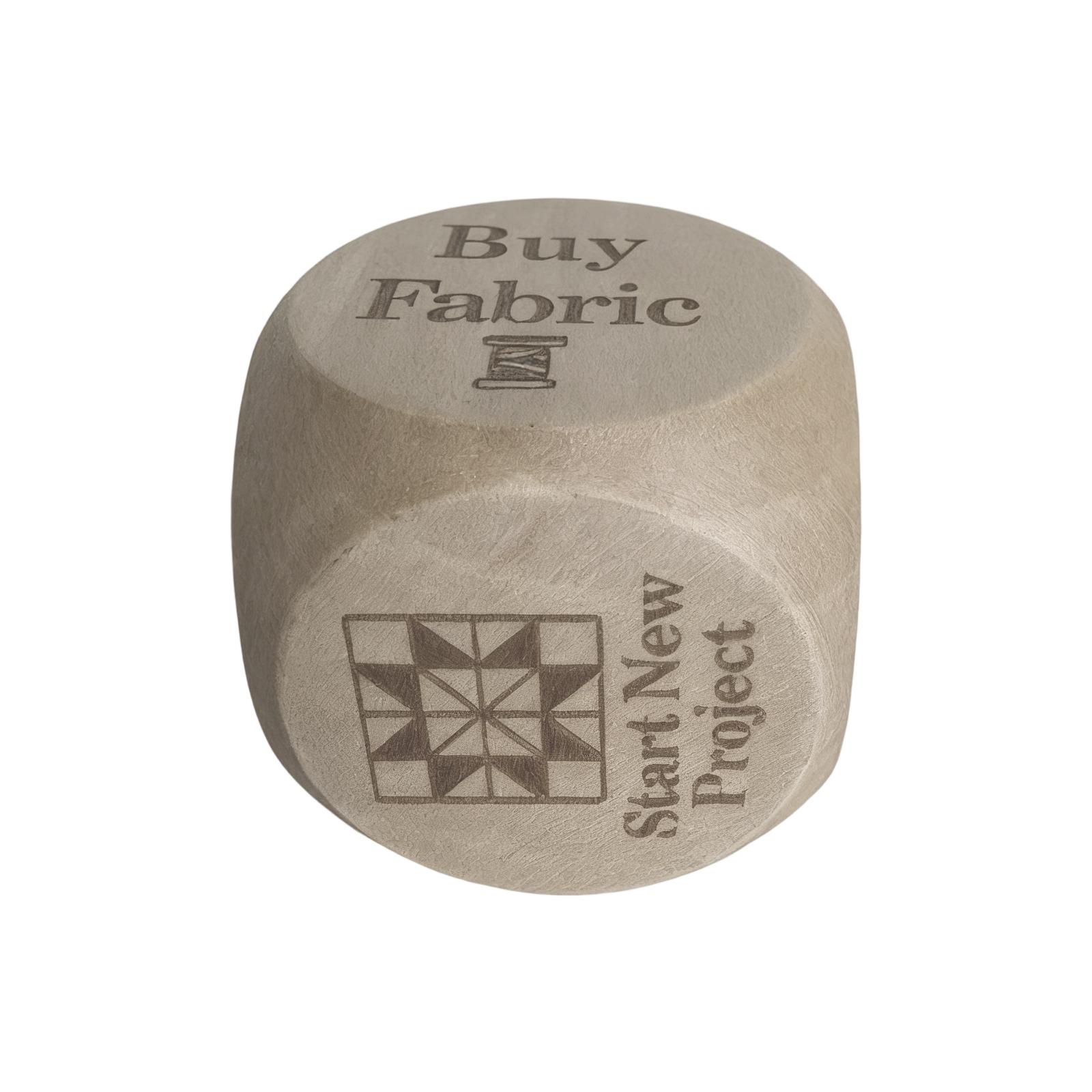 

Швейные кубики, Деревянные кубики для принятия швейных решений ручной работы с 6 швейными заданиями One Size