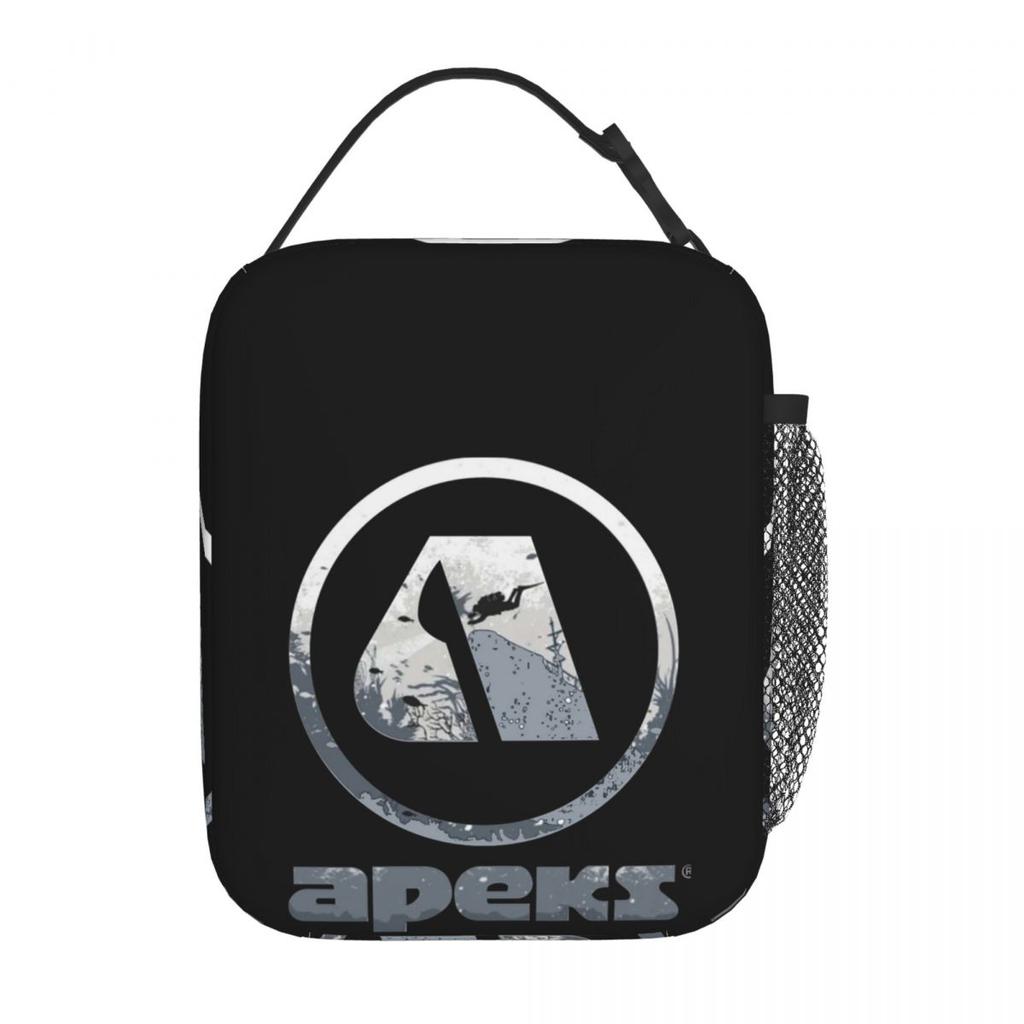 A For Apeks Insulated Lunch Bag for Women Children Portable Food Boxes Thermal Lunch Box Tote