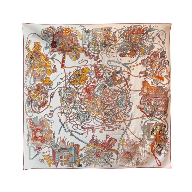 NINA SOLOR Soft Lamb Wool Square Scarf