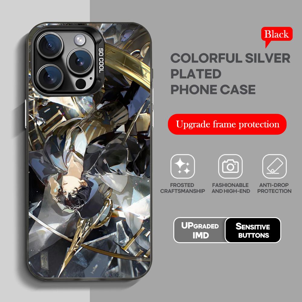 Lord of Mysteries Phone Case black IMD Colorful Silver Suitable case for iPhone 17 16 e 15 14 13 12 11 Pro Max
