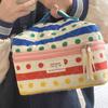 Colorful Dotted Makeup Organizers Bag Convenient Toiletry Organizers Bag Makeup Pouches for Sorting Small Belongings