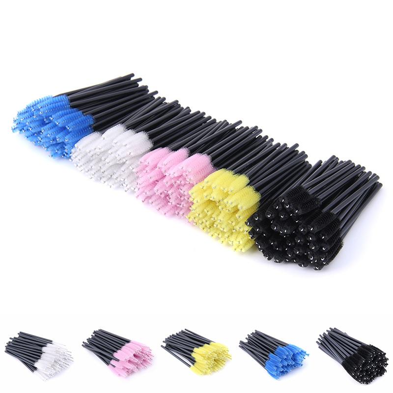 

Набор инструментов, модная одноразовая кисть для ресниц, 50 шт., аппликатор, катушки для макияжа, инструменты для макияжа