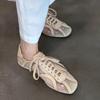 Fashion Breathable Soft Bottom Mesh Women's Sneakers Fashion Lace-up Flats High Quality Light Comfortable Casual Sports Shoes for Women