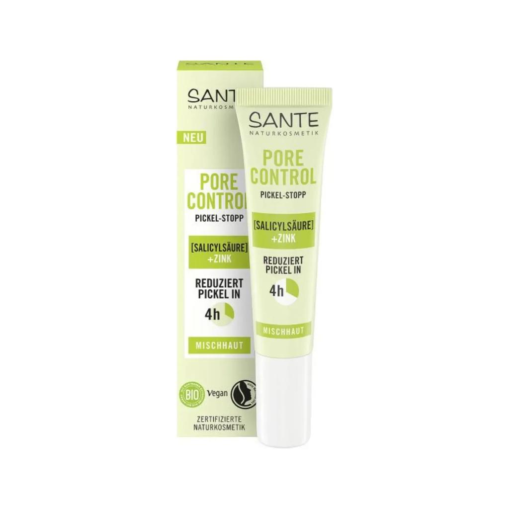 БИО-Средство от прыщей быстрого действия Pore Control антибактериальное с Цинком SANTE 15 мл
