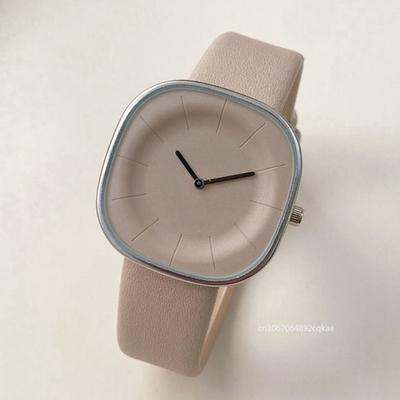 Orologi da donna di lusso, minimalismo, quadrante quadrato, cinturino in pelle, orologio da donna, nuovo orologio al quarzo per coppia, orologi da polso