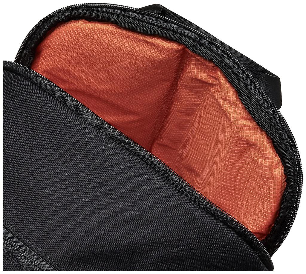 Backpack Unisex Large Capacity Backpack Cushion Casual Simple Visibility Nylon Standard Commuting to School Black One Size [BEAMS DESIGN] (L)