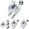 Dj Marshmallow Cosplay Costume For Kids Soft And Comfortable Hoodie Pants Mask Set