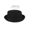 Lightweight Gentleman Derby Hat Carnival Soft Trilby Hat for Masquerade Party