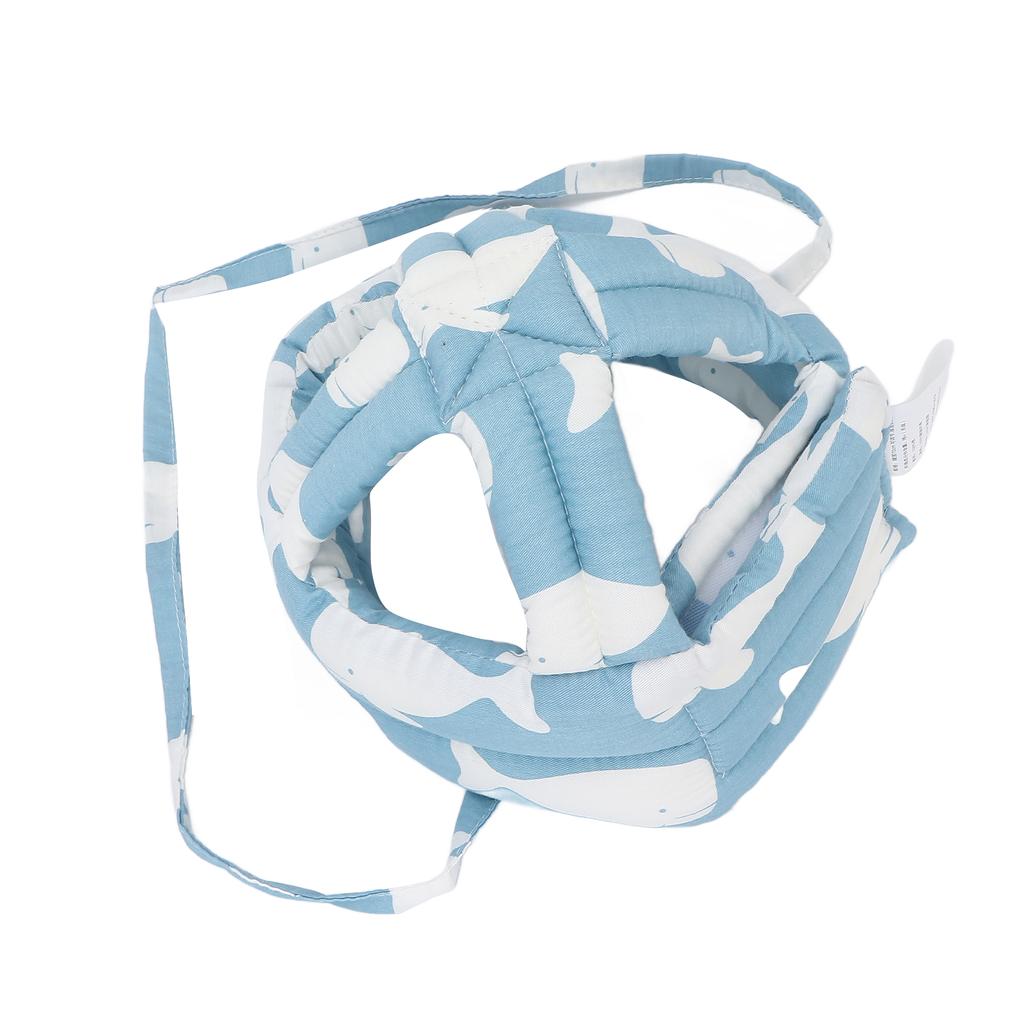 Babysicherheitshelm Weiche Baumwolle Kollisionsschutz Verstellbar Atmungsaktiv Kopfschutzhut für