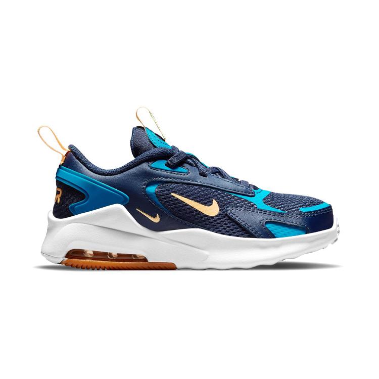 Nike Air Max Bolt Fabric Sports Low top Kids Lifestyle Shoes Blue Apricot Children Aged 3 7 Years Old CW1627-401