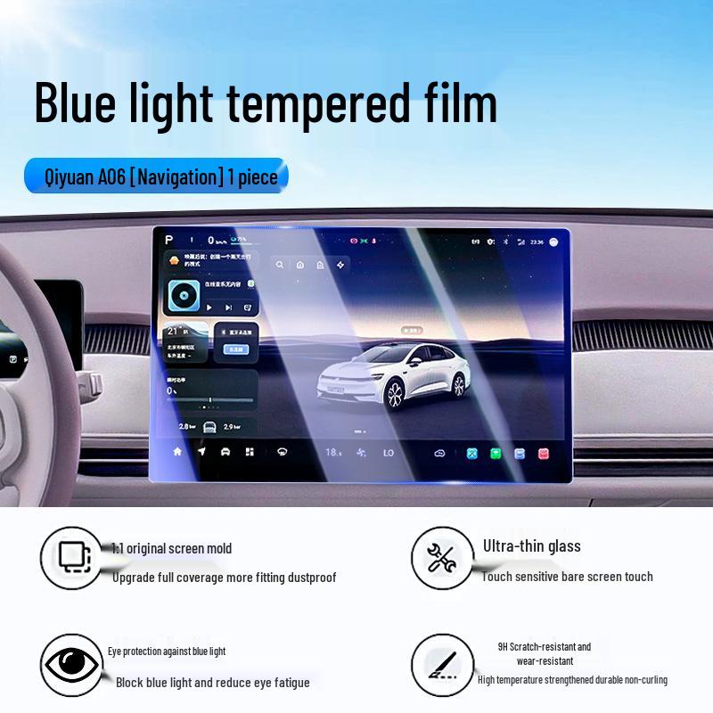 Changan Qiyuan A06 Screen Protector: 25-Model Compatible Navigation Film for Interior Upgrade.