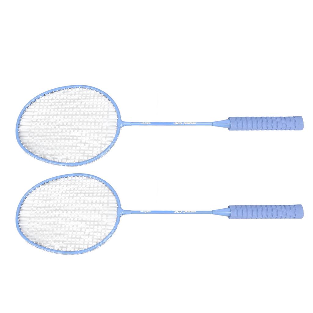 2 Player Badminton Set High Value Sponge Handle Lightweight with 1 Carry Bag 3 Shuttlecocks