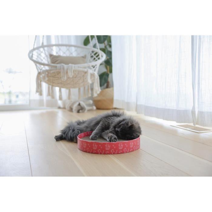 Griffoire pour chat - Kerbl - 3 en 1 - Lit - Jeu - Carton ondulé recyclable